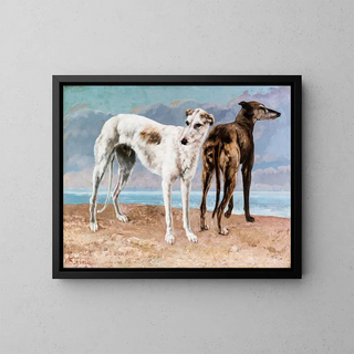 Gustave Courbet - The Greyhounds of the Comte de Choiseul.webp