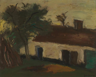 Establo - Gustave De Smet — vista de la obra