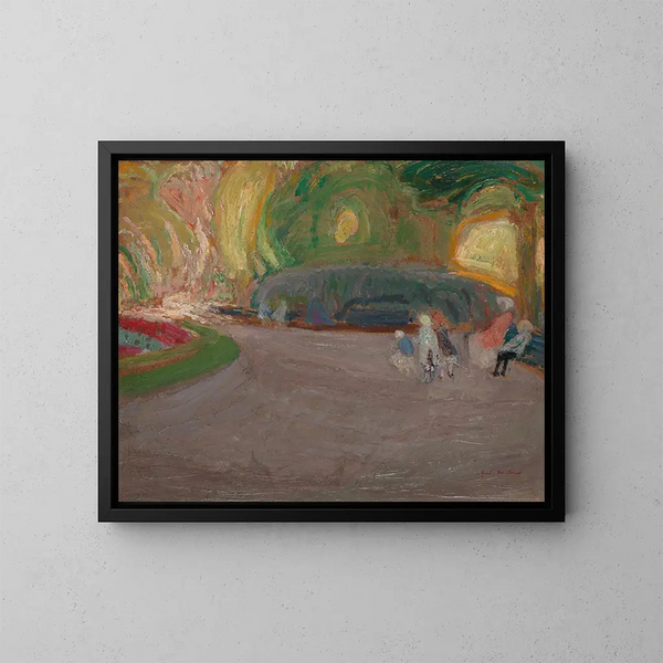 Vondelpark Painting - Gustave De Smet — framed artwork on a wall