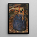 Mujer de Spakenburg - Gustave De Smet — cuadro enmarcado en la pared