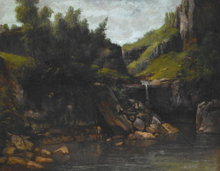 Gustave Dor - Cascade in a Rocky Landscape.webp