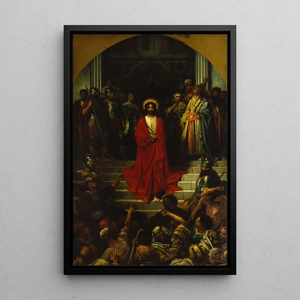 Ecce Homo - Gustave Doré — cuadro enmarcado en la pared