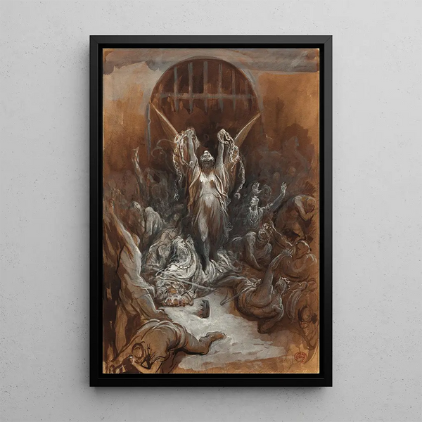 Libertad - Gustave Doré — cuadro enmarcado en la pared