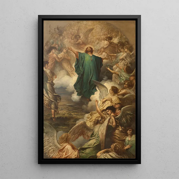 La Ascensión - Gustave Doré — cuadro enmarcado en la pared