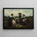 The Tale Characters in Louis XIII costume - Gustave François Morin — framed artwork on a wall