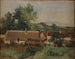 Un pueblo - Gustave Henri Colin — vista de la obra