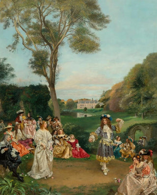 Gustave Jean Jacquet - La danse Chteau de Kerduel Comte de Champagny.webp