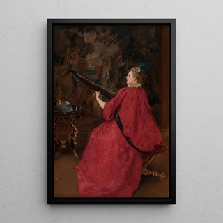 Gustave Jean Jacquet - La musicienne.webp