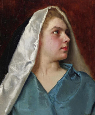 Gustave Jean Jacquet - Woman With A Mantle.webp