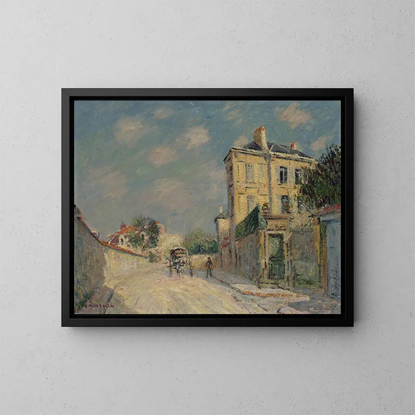 Entorno de París - Gustave Loiseau — cuadro enmarcado en la pared