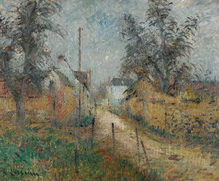 Cerrado en Normandía - Gustave Loiseau — vista de la obra