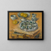 de ostras y limones - Gustave Loiseau — cuadro enmarcado en la pared