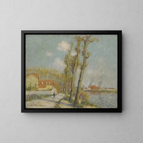 L'Oise en Pontoise - Gustave Loiseau — cuadro enmarcado en la pared