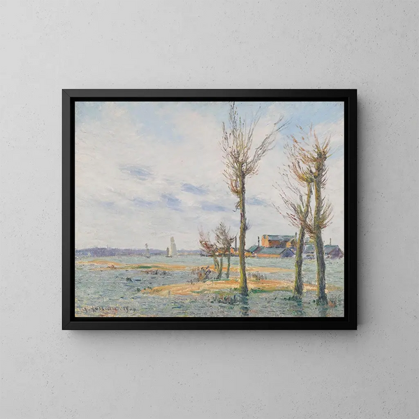 La Loire en Trentemoult - Gustave Loiseau — cuadro enmarcado en la pared