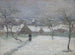 La Nieve en Mortain, Manche - Gustave Loiseau — vista de la obra