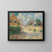 La ruta de Tournedos - Gustave Loiseau — cuadro enmarcado en la pared