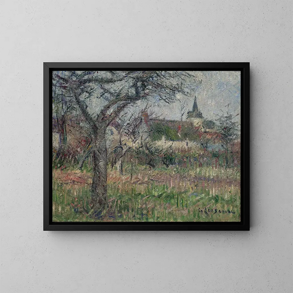 Le Clos de Monsieur Janson à Vaudreuil, Eure - Gustave Loiseau — framed artwork on a wall