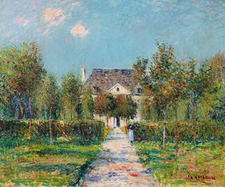 L'Hôtel de Mademoiselle Ernestine Saint-Jouin Finistère o El huerto de Mademoiselle Ernestine Saint-Jouin - Gustave Loiseau — vista de la obra