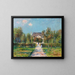 L'Hôtel de Mademoiselle Ernestine Saint-Jouin Finistère o El huerto de Mademoiselle Ernestine Saint-Jouin - Gustave Loiseau — cuadro enmarcado en la pared