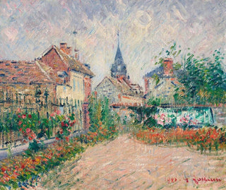 Vista de Saint-Cyr-du-Vaudreuil, Eure - Gustave Loiseau — vista de la obra