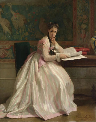 Gustave Lonard de Jonghe - A Moment Of Distraction.webp