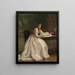 Un momento de distracción - Gustave Léonard de Jonghe — cuadro enmarcado en la pared