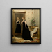 Frente al espejo - Gustave Léonard de Jonghe — cuadro enmarcado en la pared