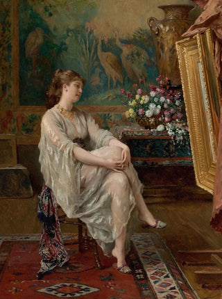 Gustave Lonard de Jonghe - In the Artists Studio.webp