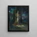 La Fiancée de la nuit - Gustave Moreau — framed artwork on a wall