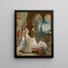 El sueño de un habitante del Mogol - Gustave Moreau — cuadro enmarcado en la pared