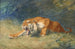 Tigre rugiendo - Gustave Surand — vista de la obra
