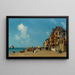 figuras en un paseo - Gustave-Édouard Le Sénéchal de Kerdroret — cuadro enmarcado en la pared