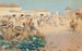 A lively market in North Africa - Gustavo Simoni — artwork view