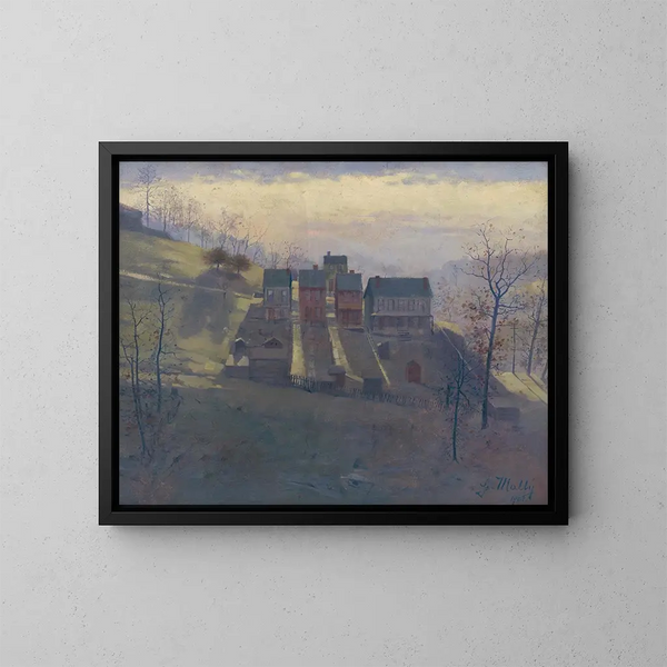Paisaje americano - Gustav Mahler — cuadro enmarcado en la pared