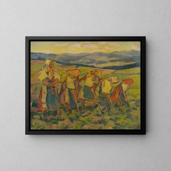 Okopvaky sur la paille - Gustav Mahler — framed artwork on a wall