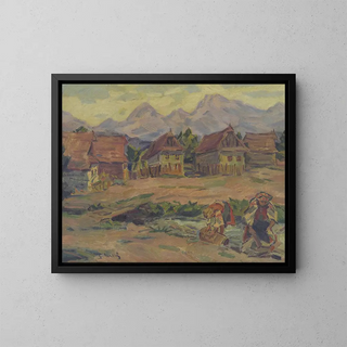on a stream below the Tatras - Gustav Mahler — framed artwork on a wall