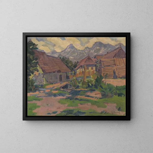 Partie de Menguoviec - Gustav Mahler — framed artwork on a wall