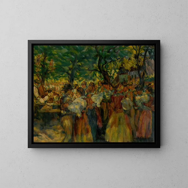 Fiesta eslovaca - Gustav Mahler — cuadro enmarcado en la pared