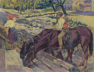Riego de caballos - Gustav Mahler — vista de la obra