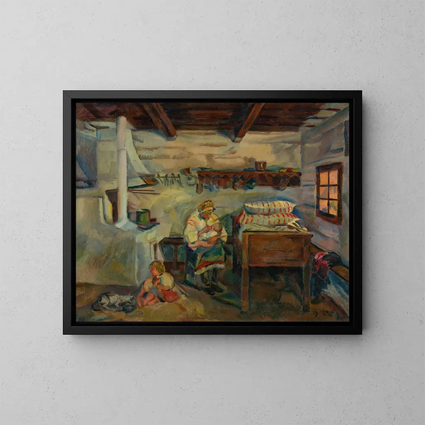 Bedroom of Diar - Gustav Mahler — framed artwork on a wall
