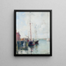 Quais d'East Gloucester - Guy Carleton Wiggins — cuadro enmarcado en la pared