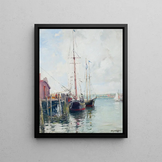Guy Carleton Wiggins - East Gloucester Docks.webp
