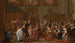Louis XIV en Notre-Dame de París el 30 de enero de 1687 durante un servicio de acción de gracias tras su recuperación de una enfermedad grave - Guy Louis Vernansal el Viejo — vista de la obra