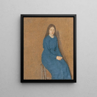 Gwen John - Girl in a Blue Dress.webp