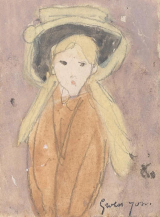 Gwen John - Little Girl with a Large Hat.webp