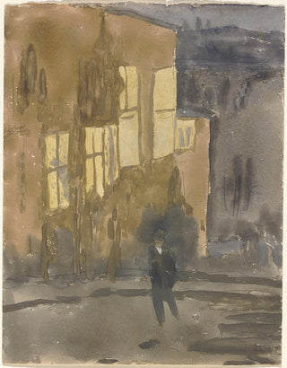 Gwen John - Street at Night Meudon.webp