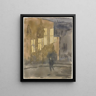 Gwen John - Street at Night Meudon.webp