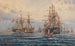 Emperor Franz Joseph I aboard the casemate ship Archduke Albrecht - György Greguss — artwork view