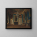 Proyecto para una sala para el rey Luis II de Baviera 1854-1886 - Gyula Benczúr — cuadro enmarcado en la pared