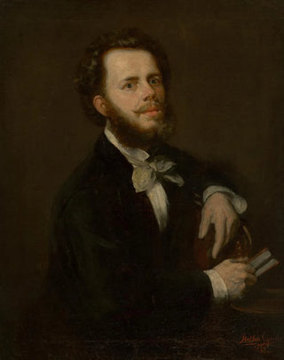 Gyula Stetka - Portrait of a Young Man with Beard.webp